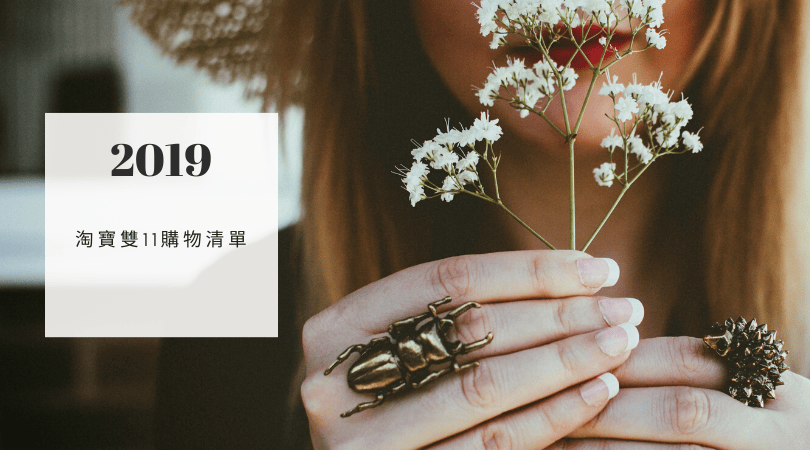 2019淘寶雙11購物清單