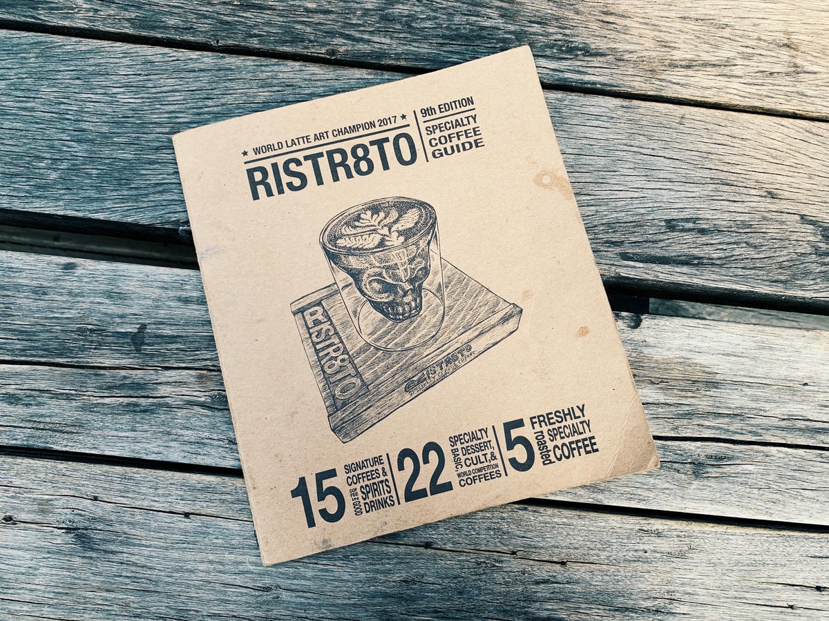 【清邁自助】清邁5間人氣文青咖啡廳推薦 ristr8to menu 菜單