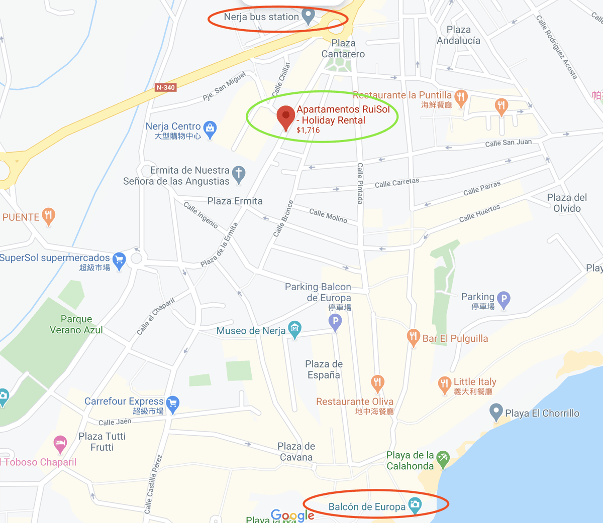 西班牙自助 行程 住宿推薦 內爾哈 Nerja 瑞梭公寓 (Apartamentos RuiSol)1