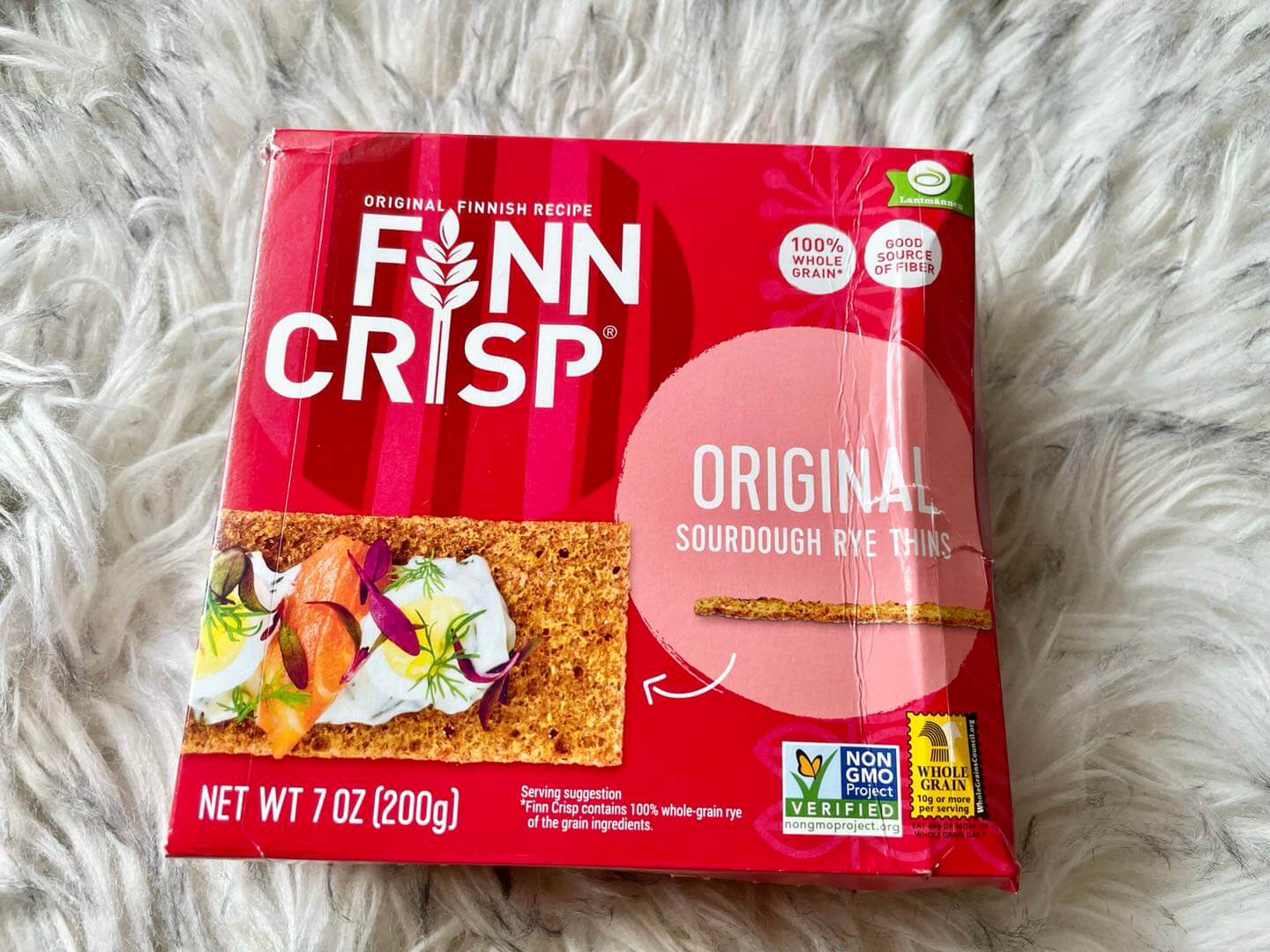Finn Crisp, 酵母黑麥薄脆餅，原味，7 盎司200 克 iher 開箱
