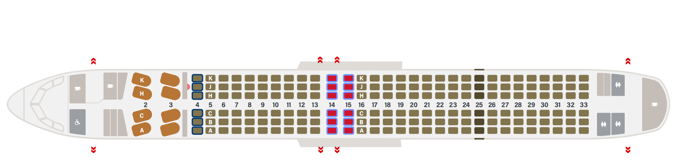 A321neo 位置圖 星宇航空