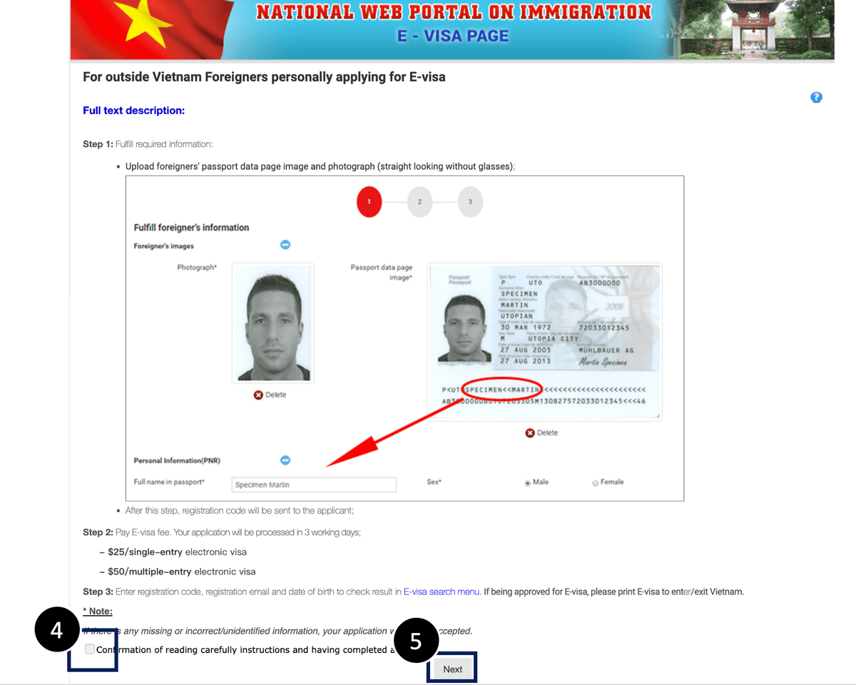 越南簽證費用多少