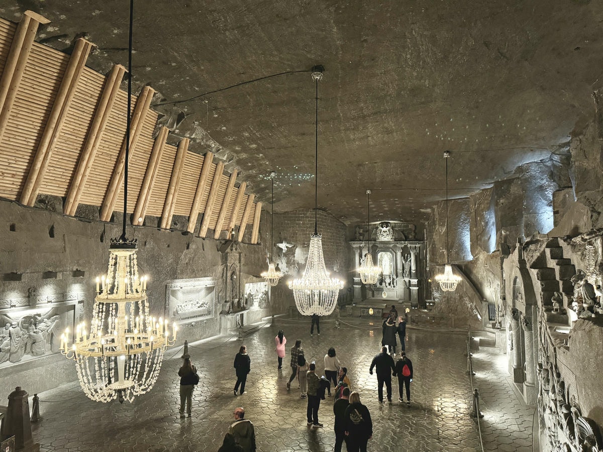 維利奇卡鹽礦 遊客路線 礦工路線 Kopalnia soli Wieliczka