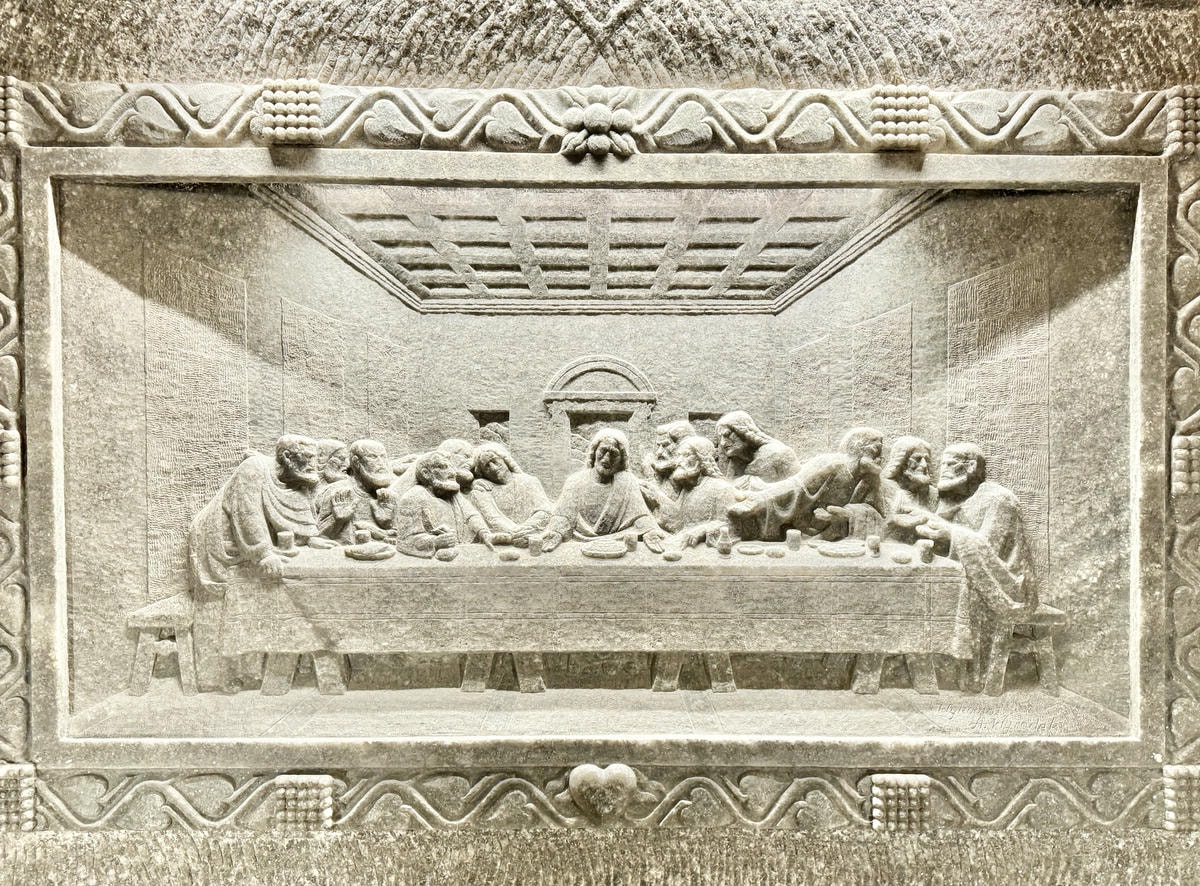 聖金加教堂St. Kinga's Chapel 最後的晚餐