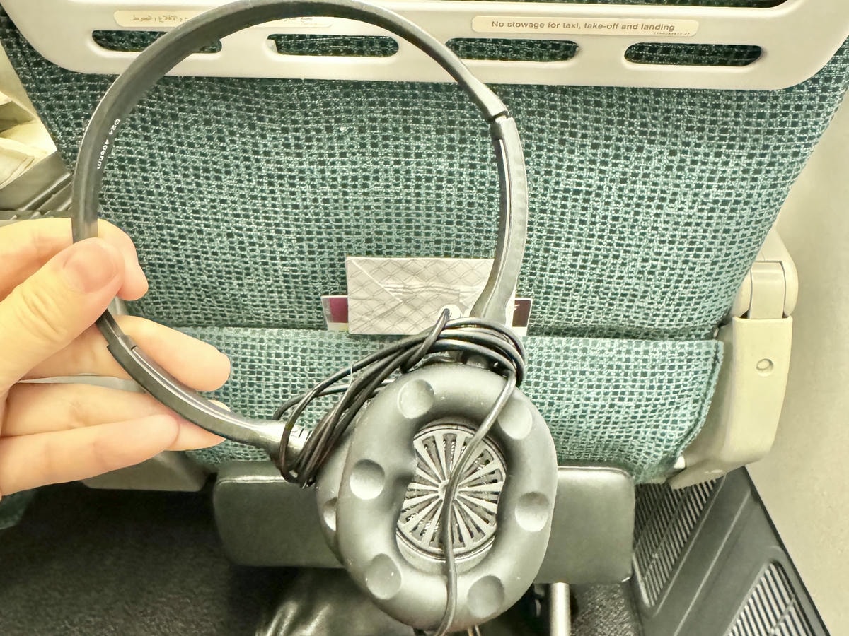 卡塔爾航空經濟艙耳機