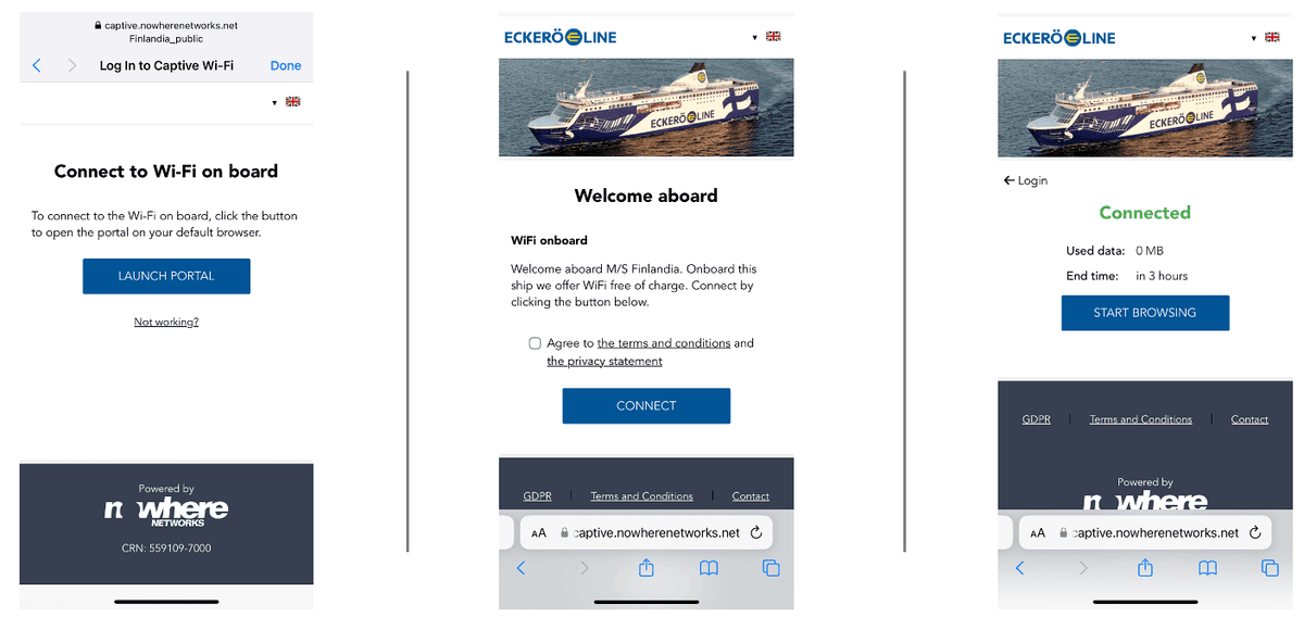 tallink viking line Eckerö Line wifi