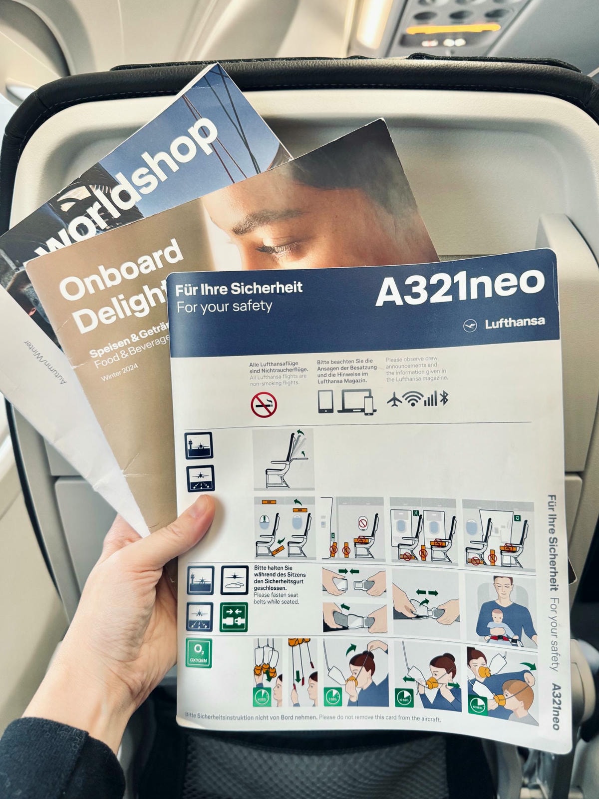 漢莎航空經濟艙|LH850 法蘭克福(FRA)-赫爾辛基(HEL)A321neo飛行紀錄 - 第8張圖 漢莎航空機型 a321neo