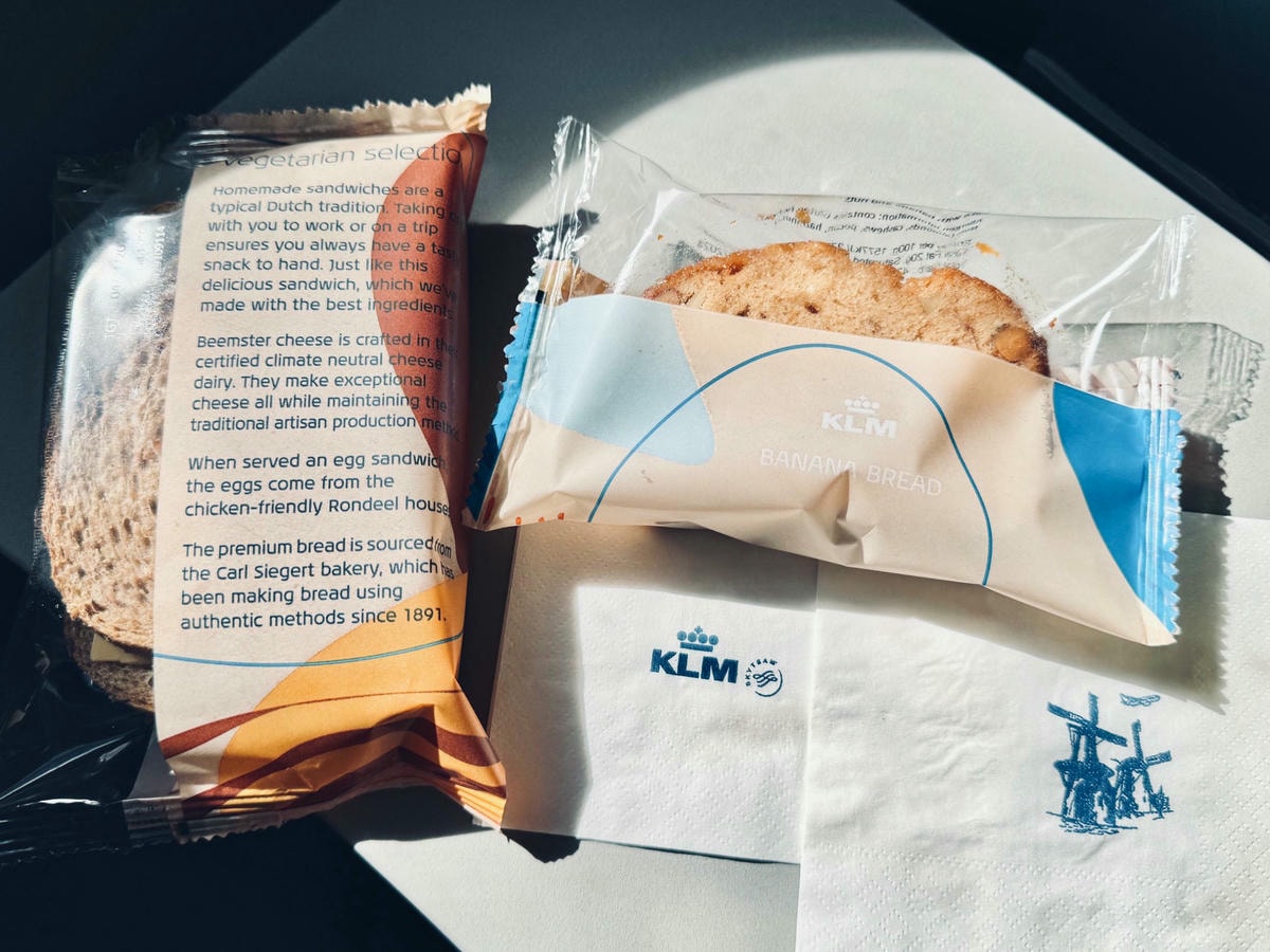 荷蘭航空飛機餐 KL1304