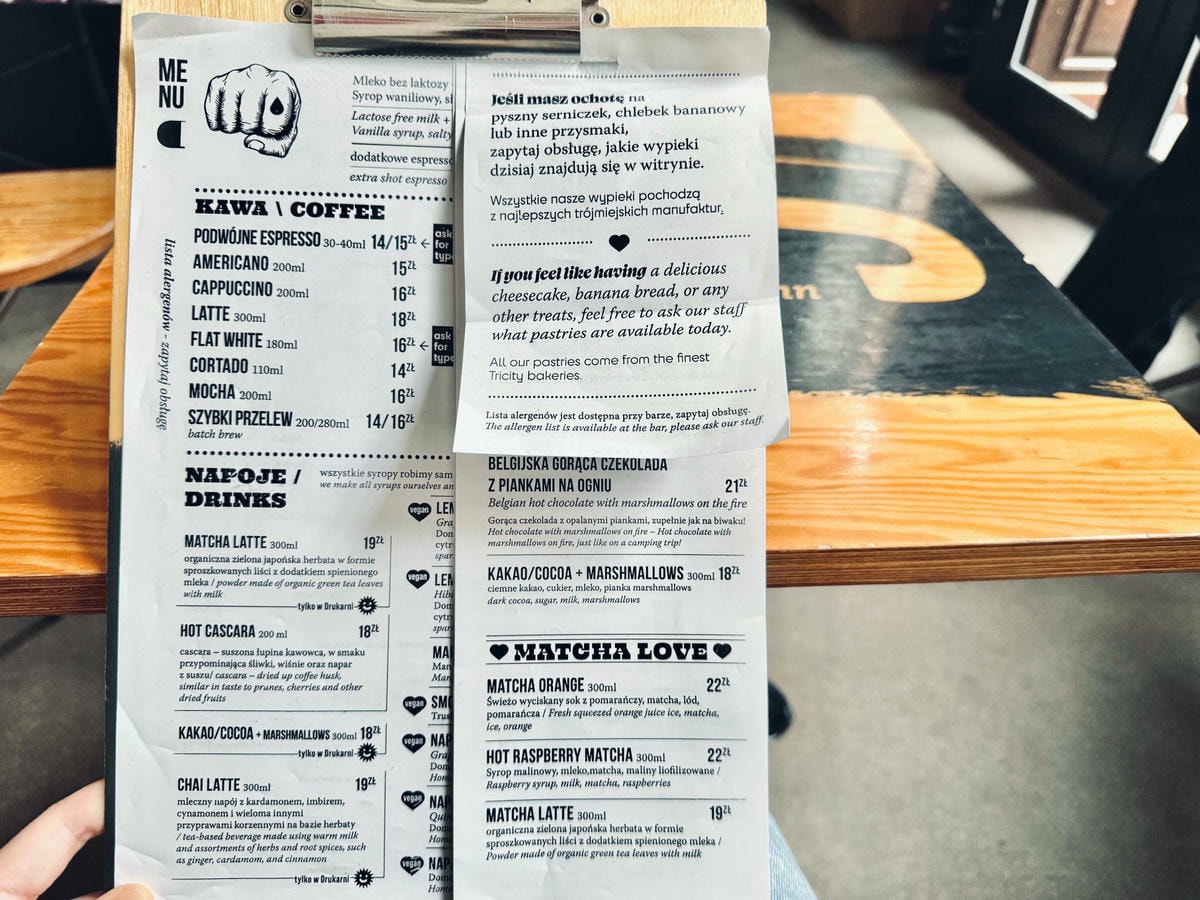 Drukarnia Cafe menu 自由行 美食 餐廳 ptt dcard