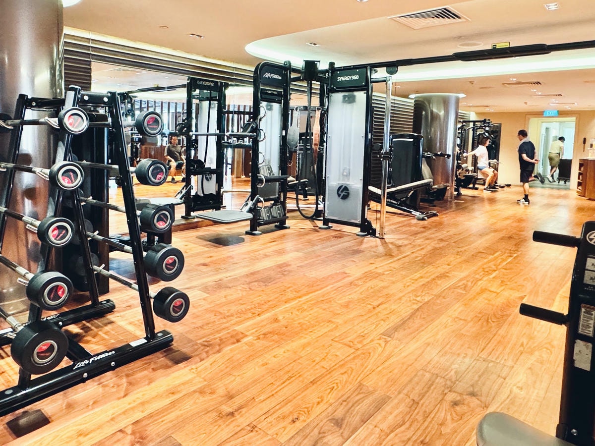 新加坡自由行|新加坡住宿推薦 – 麗思卡爾頓美年飯店 The Ritz-Carlton, Millenia Singapore - 第18張圖 The Ritz-Carlton, Millenia Singapore 健身房