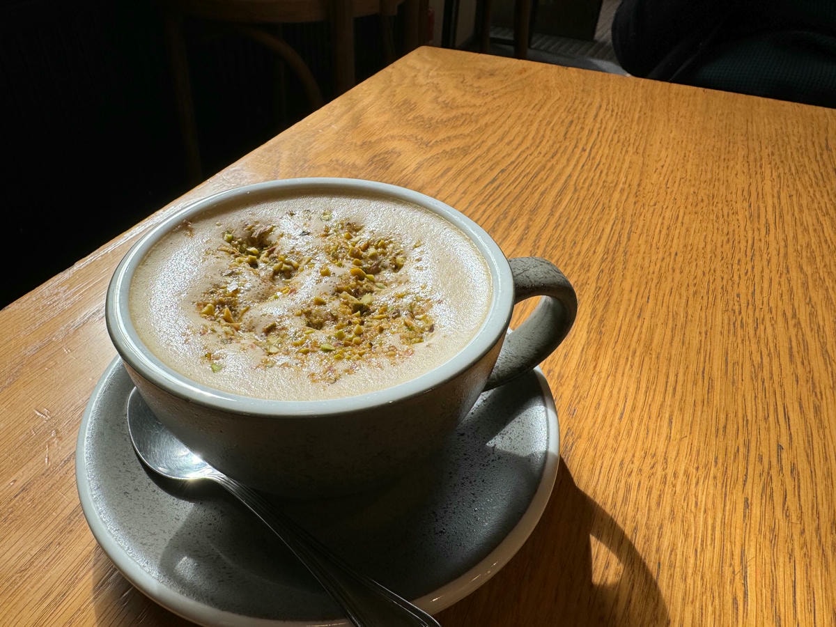 paloma coffee pistachio
