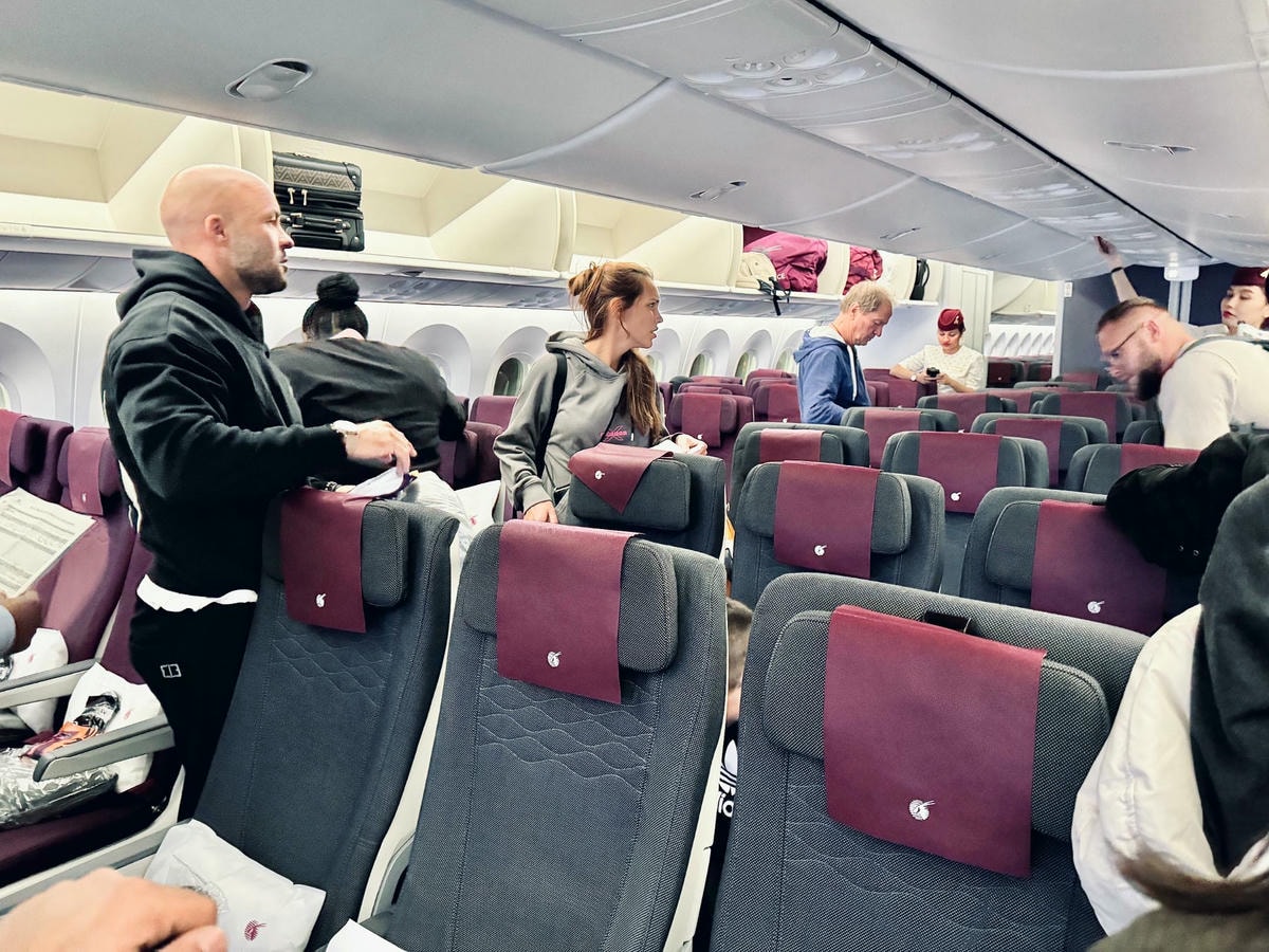 卡達航空座位圖 波音787-9卡塔爾航空經濟艙座位 選位