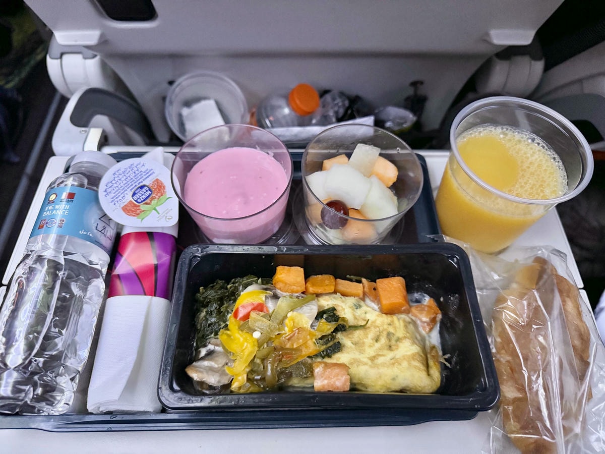 卡達航空經濟艙飛機餐 QR69