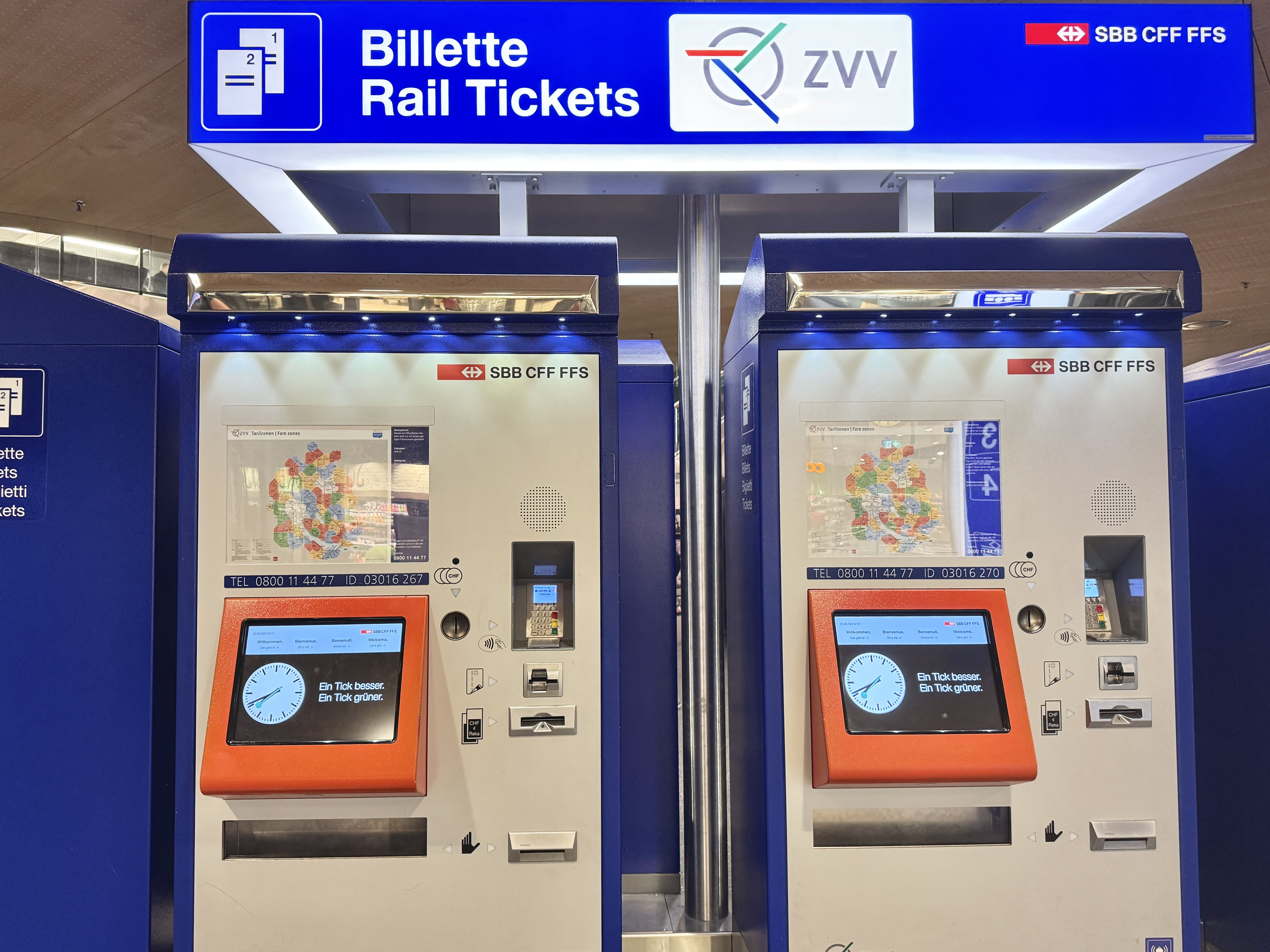 瑞士自由行|手把手教學!蘇黎世機場至市區交通方式、火車購票教學、搭乘心得 - 第6張圖 蘇黎世市區到機場 交通 買票