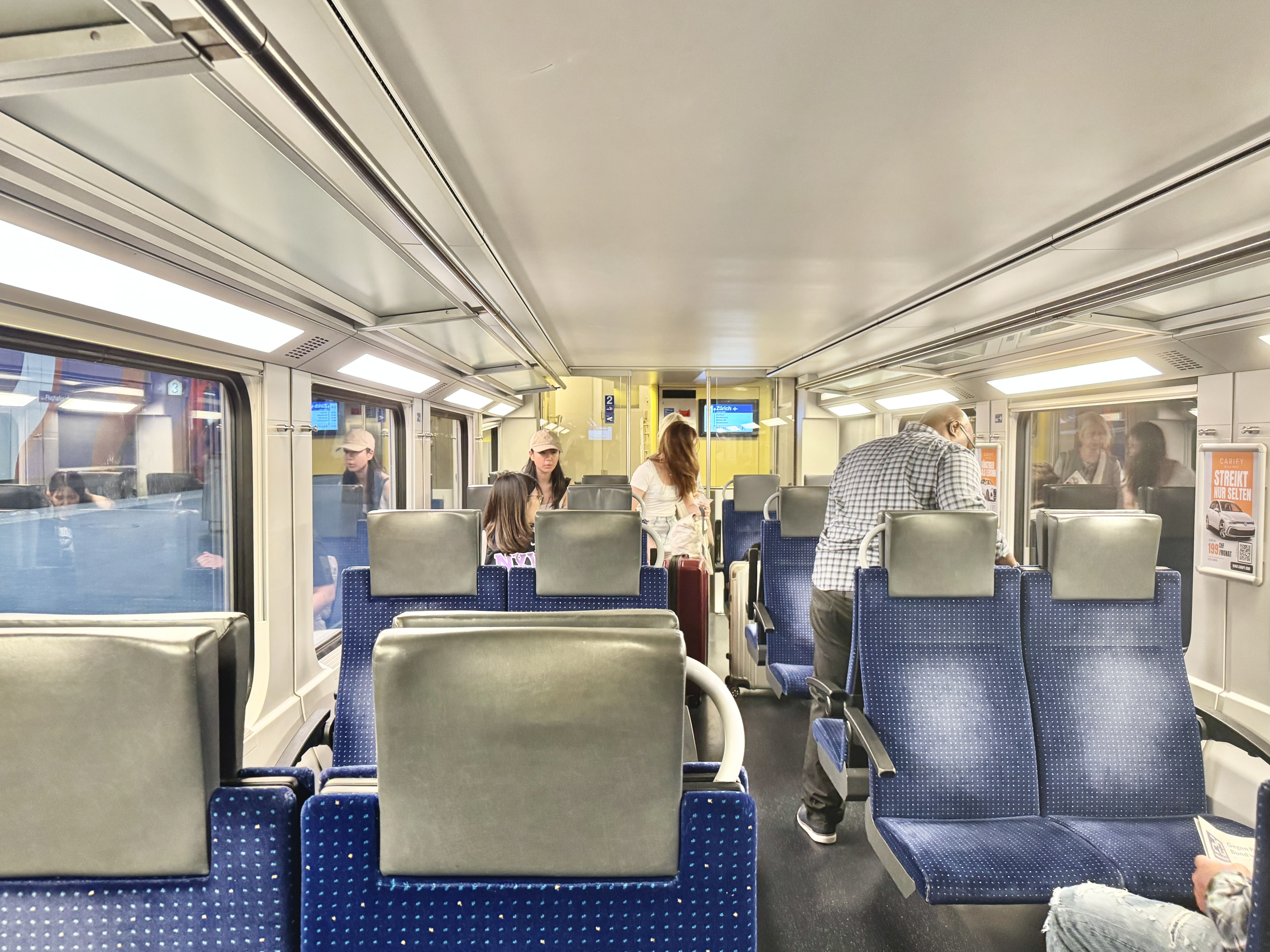 瑞士自由行|手把手教學!蘇黎世機場至市區交通方式、火車購票教學、搭乘心得 - 第19張圖 蘇黎世機場 火車