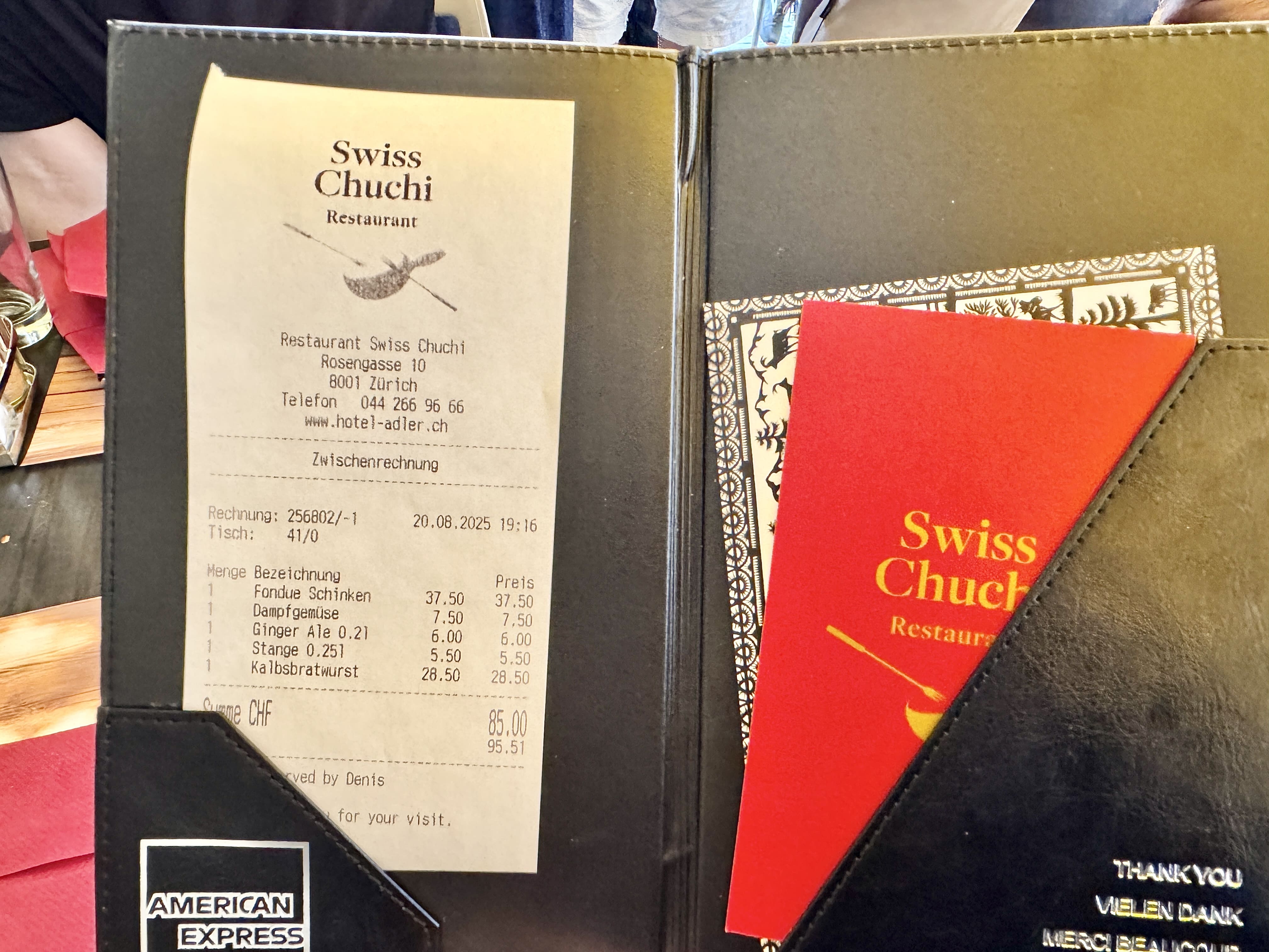 瑞士自由行|蘇黎世餐廳推薦——Swiss Chuchi Restaurant - 第4張圖 蘇黎世美食推薦 Swiss Chuchi Restaurant