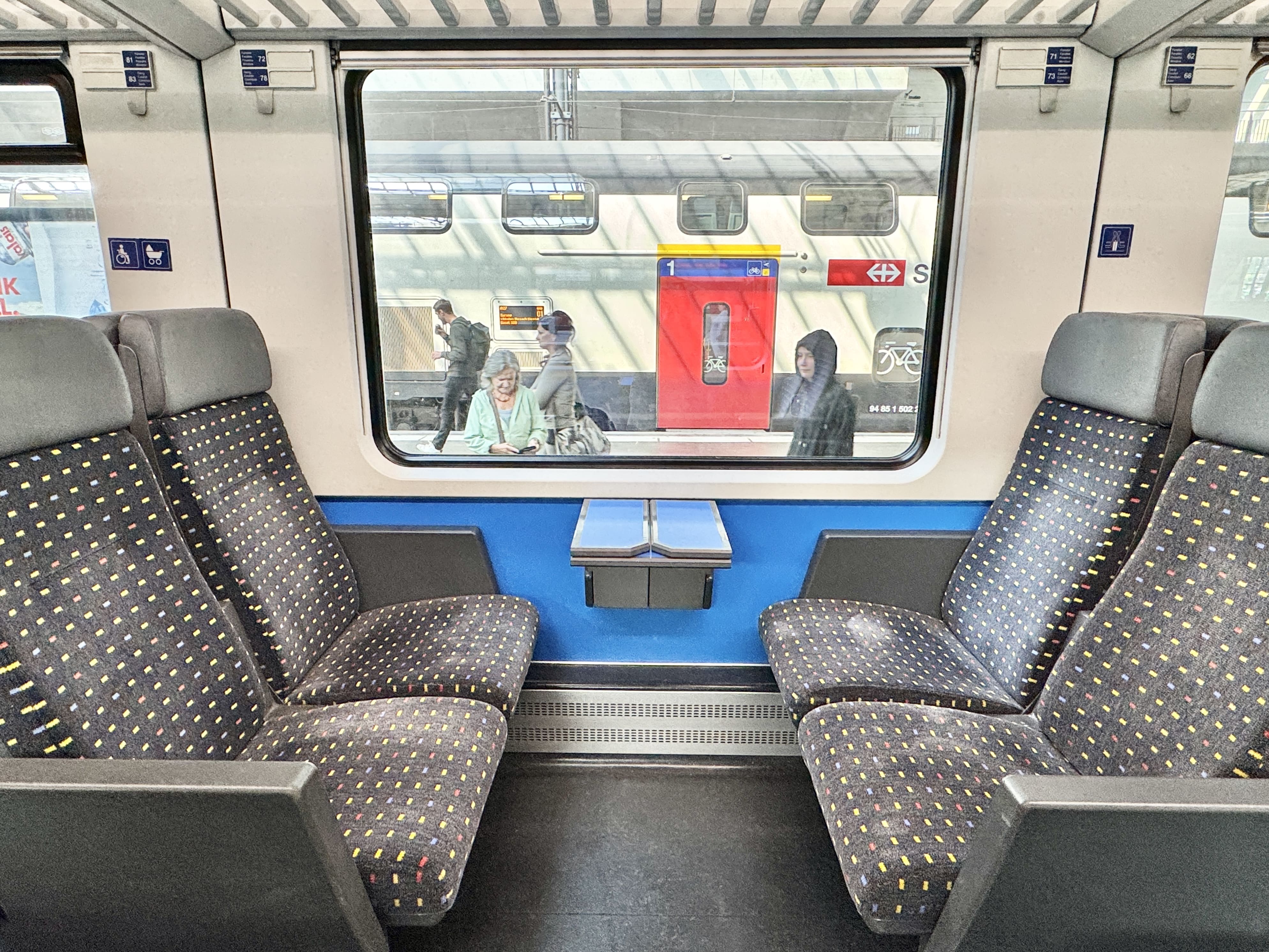 琉森一日遊|置身人間仙境,流連於舊城景點與湖畔風光 - 第2張圖 蘇黎世 琉森 火車