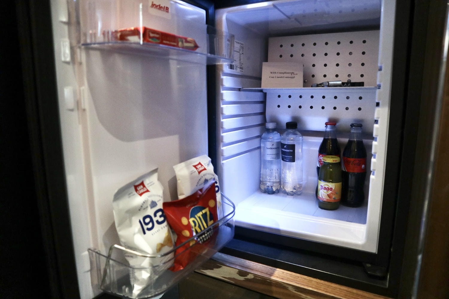 Hotel Calimala Milano free mini bar