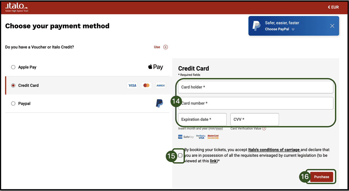 威尼斯到米蘭 義大利火車官網 italo 訂票
