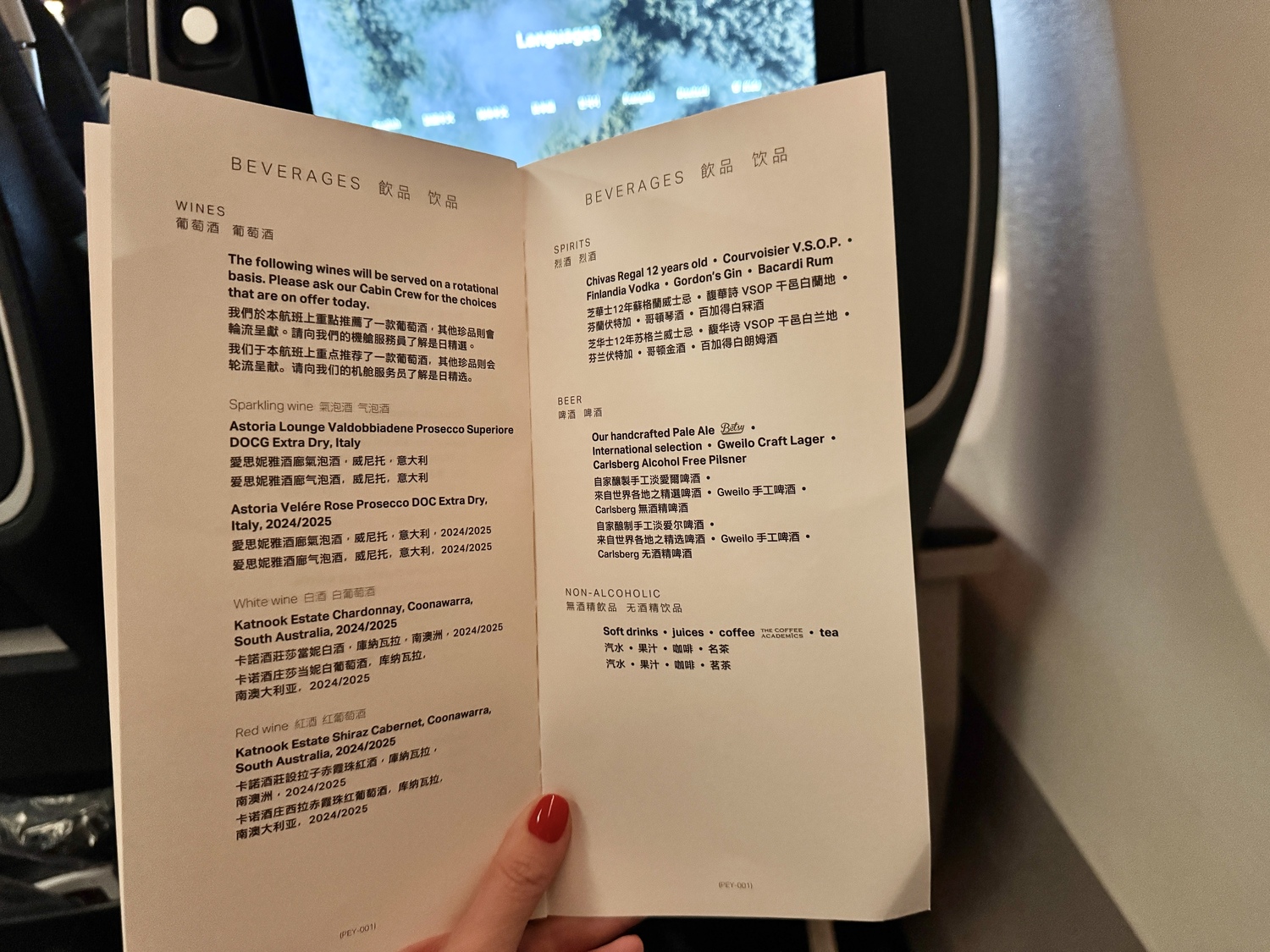 國泰航空特選經濟艙|CX271香港(HKG)-阿姆斯特丹(AMS) A350-1000 飛行紀錄 - 第19張圖 國泰特選經濟艙飛機餐 香港 阿姆斯特丹